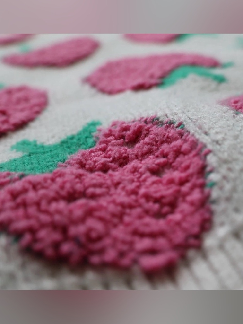 Luna Ivy Anthropologie Womens Strawberry Sweater Vest Textured Cottagecore Top M - Picture 4 of 14
